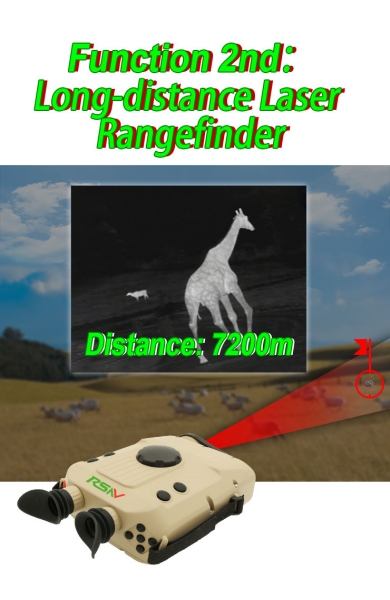 BRI-C640; Multifunctional Handheld Cooled Thermal Binoculars