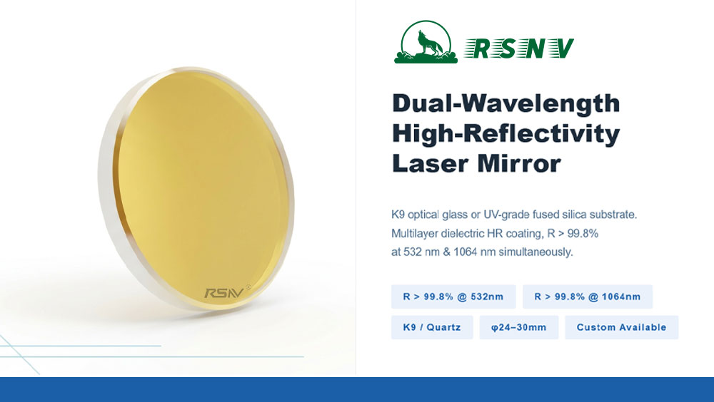 Dual-Wavelength High-Reflectivity Laser Mirror