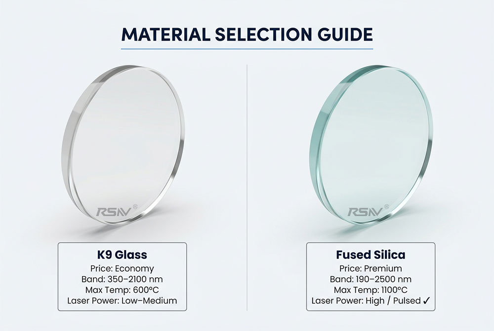 Dual-Band AR Laser Window, Nd:YAG Laser Window, 1064nm Anti-Reflection Window, Broadband Anti-Reflection Coated Window